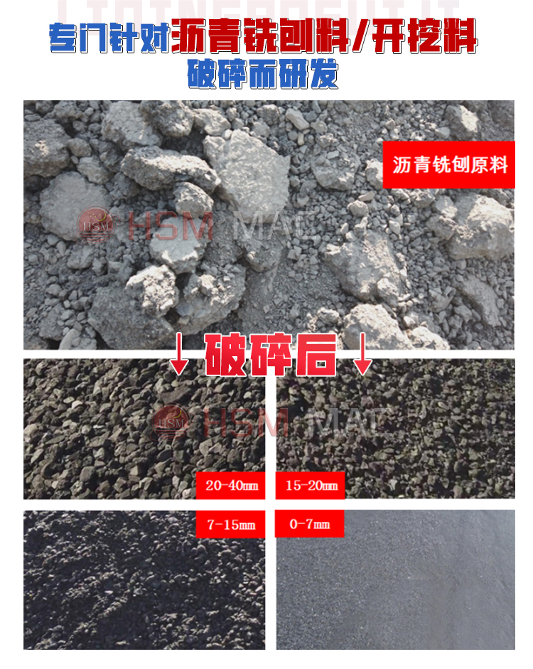 瀝青再生料破碎篩分機(jī) 瀝青再生料破碎篩分機(jī)